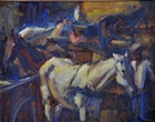 Chiovini Ferenc: Emberek, lovak, 1974